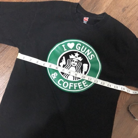 I love Guns & Coffee T-shirt - Picture 3 of 7